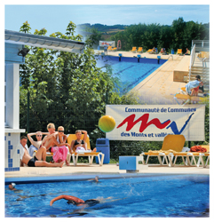 La piscine de la Communauté de communes des Monts et vallées.